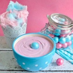 Bring the state fair home with this fun cotton candy dip. This dessert dip recipe uses actual cotton candy and is perfect for a kids party or baby shower.