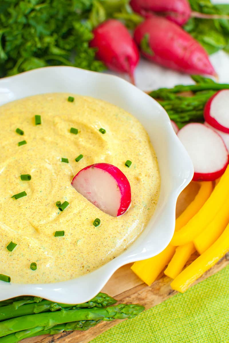 Curry Dip for Asparagus or Other Vegetables - Dip Recipe Creations